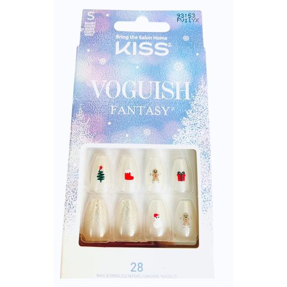 Kiss Voguish Fantasy Press on Holiday Nails - Picture 4 of 4